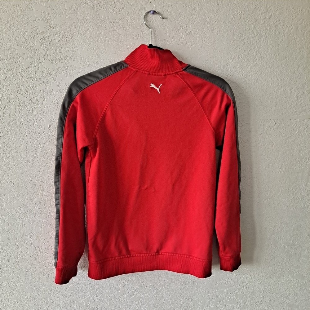 Boys Red Puma Sweatshirt - Picture 8 of 8
